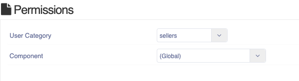 User Category